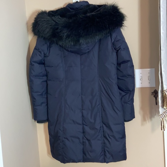 DKNY Faux Fur-Trimmed Down Filled Winter Jacket   NWOT - Picture 3 of 9